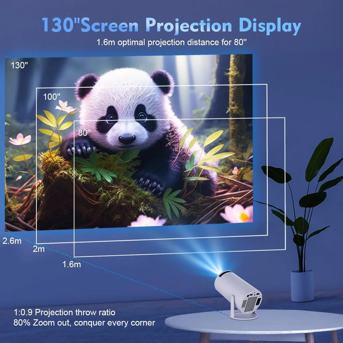 Ultra HD Magic Screen Projector