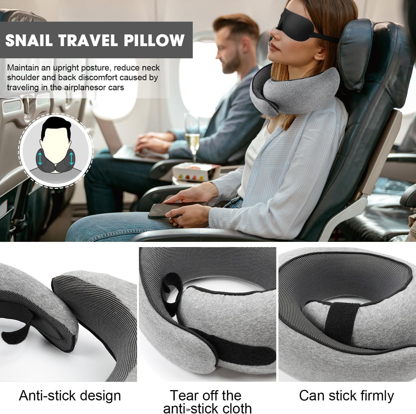 Memory Foam Neck Travel Pillow