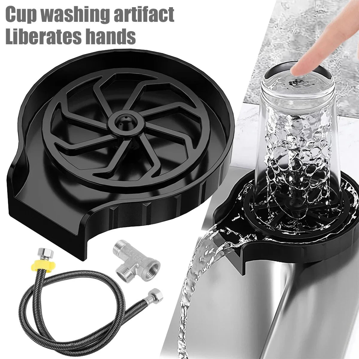 Automatic Cup Washer-Glass Rinser Kitchen Sink