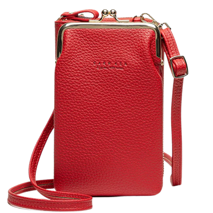 Crossbody bag with removable strap