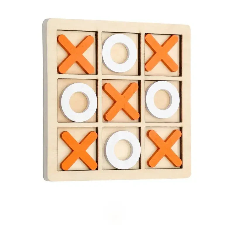 Classic wooden toe x o board games