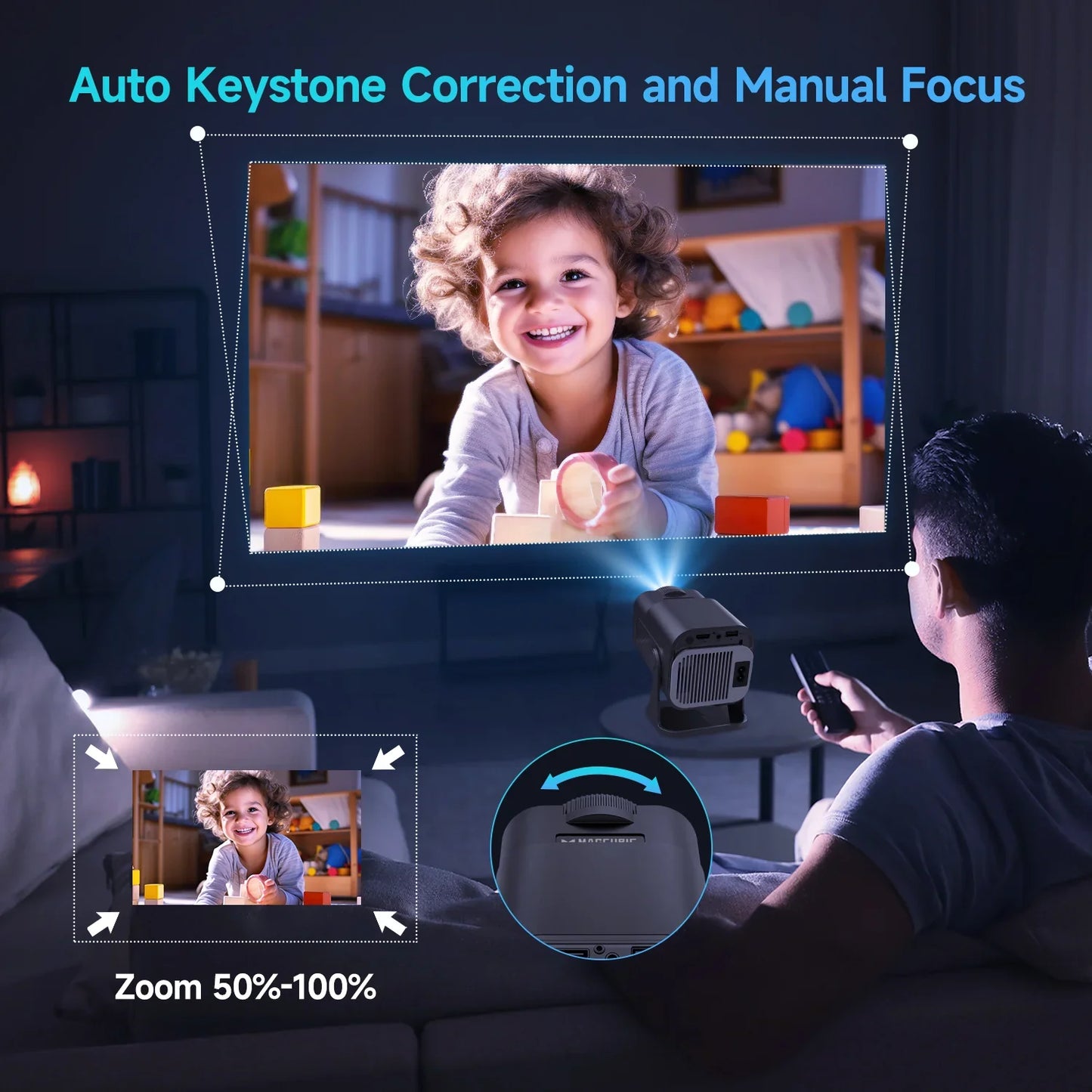 Magcubic 4K Mini Projector For Home