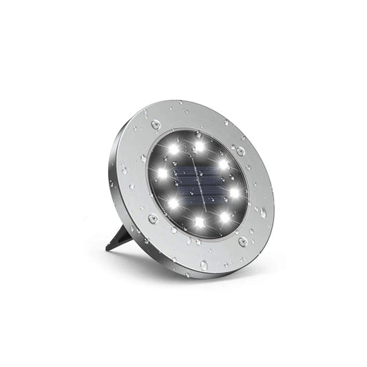 12 Led Solar Ground Lights Outdoor Waterproof