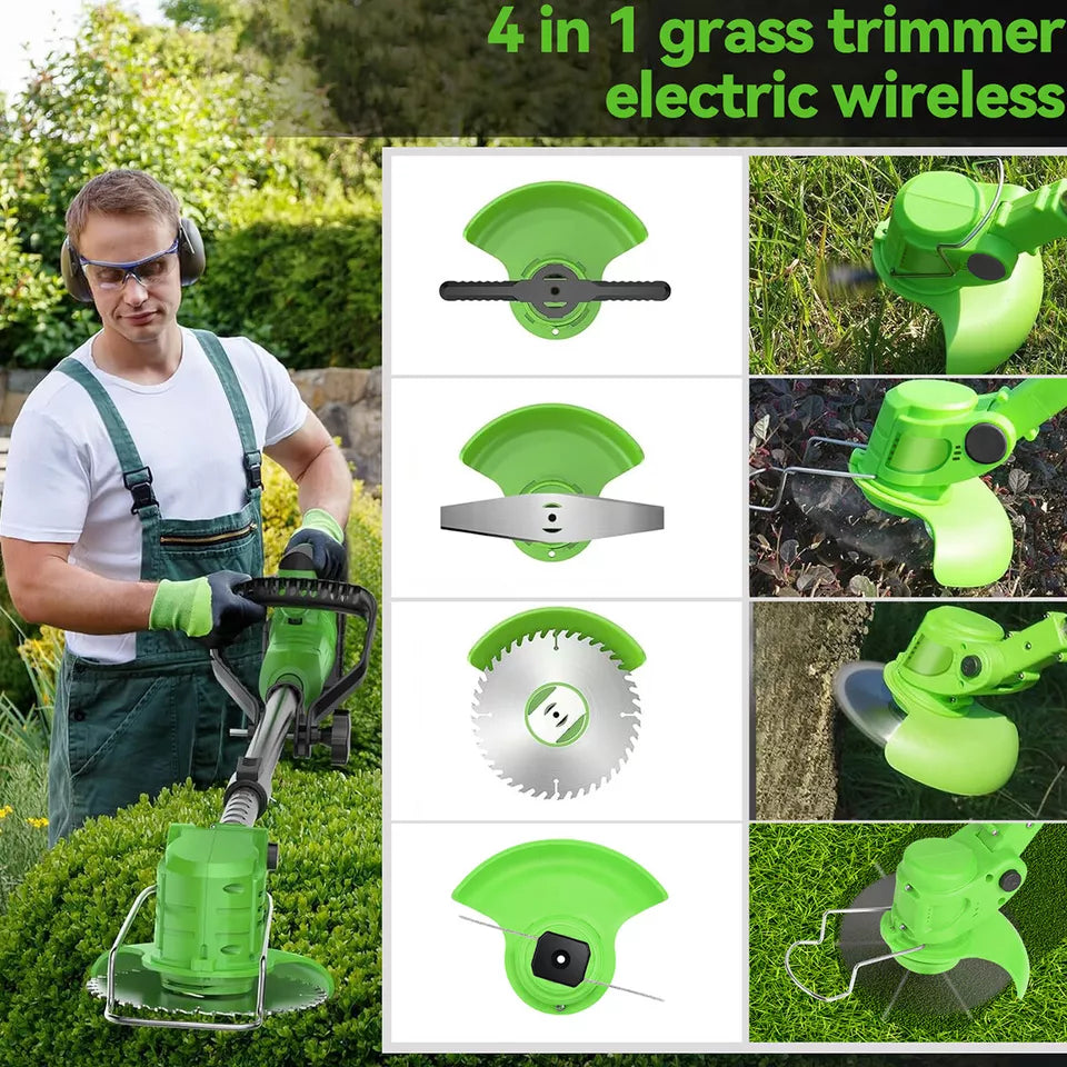 24v Powerful Electric Battery Operated Cordless Grass Trimmer